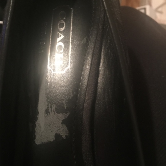 Coach Women’s Issy Wedge Heel 12CM Black S9.5M - Picture 7 of 8